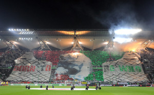 Legia Steaua fans