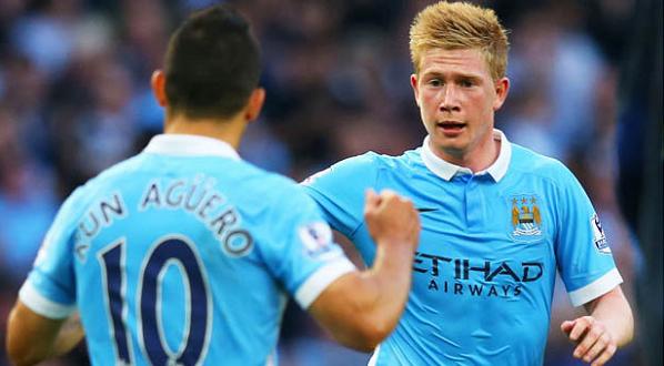 Aguero De Bruyne Manchester City