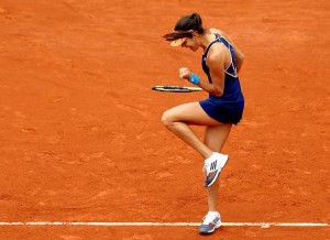 Ivanovic Safarova Roland Garros 2015