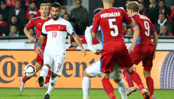 Czech Republic Turkey Euro 2016 Arda Turan