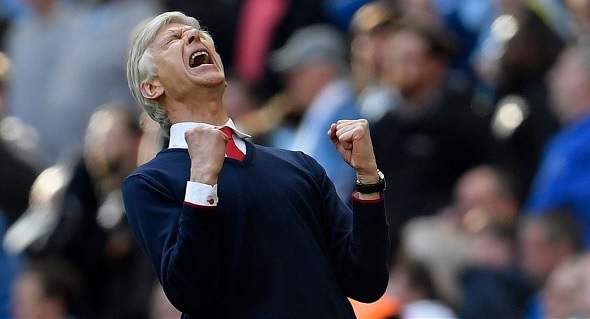 Arsenal Everton Wenger Top 4 2017 Premier League