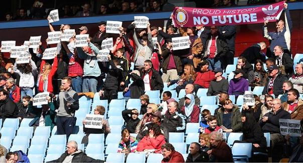 Aston Villa fans relegation
