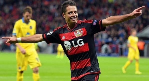 Javier Hernandez Leverkusen Champions League