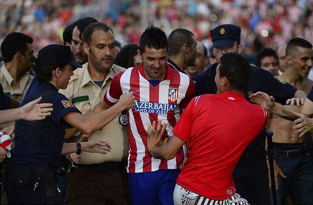 David Villa Atletico Madrid