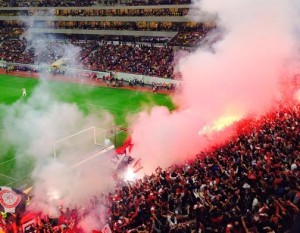 Dinamo Bucharest fans tifo PCH