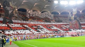 Peluza Catalin Haldan Dinamo tifo vs. Steaua