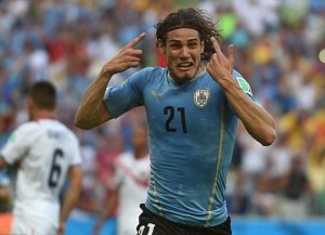 Edinson Cavani Uruguay Copa America goal