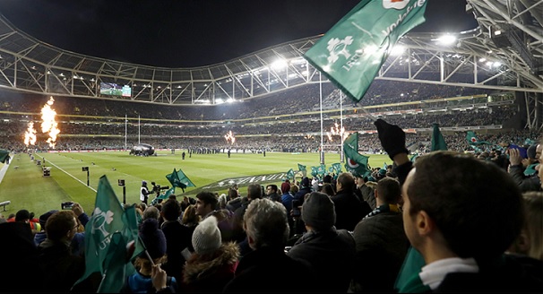 Ireland Aviva Stadium Rugby fans