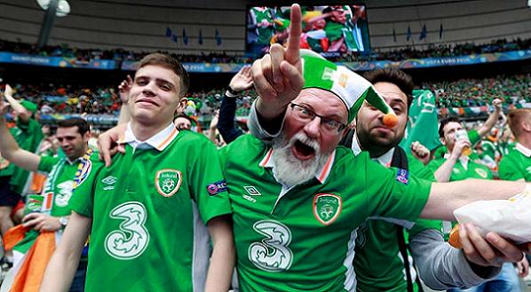 Ireland fans Euro 2016 France