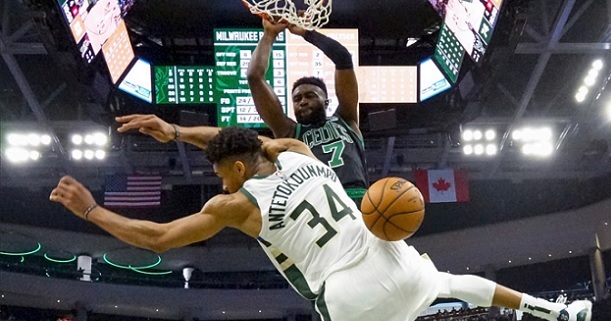 Jaylen Brown Giannis poster