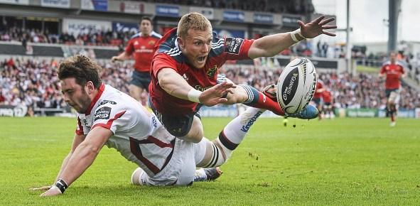 Keith Earls Munster try