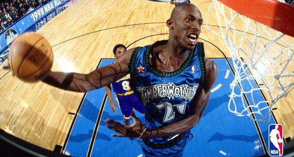 Kevin Garnett dunk Minnesota