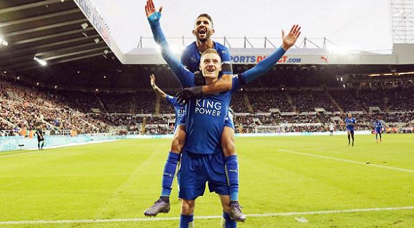 Leicester Vardy Mahrez King Power Stadium