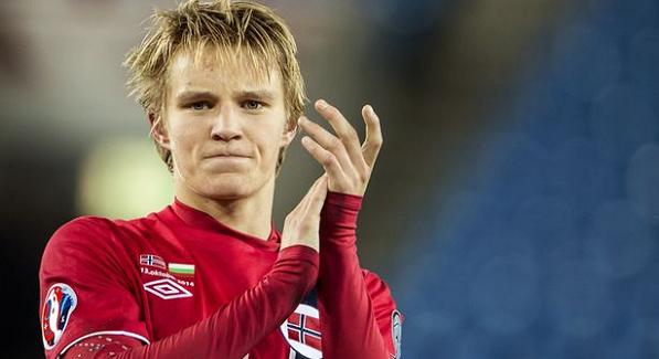 Odegaard Norway Euro 2016