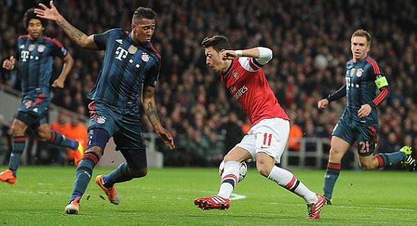 Mesut Ozil Arsenal Bayern Munich Champions League