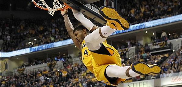 Paul George Pacers dunk