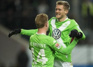 Schurrle goal Wolfsburg