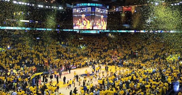 Warriors Raptors Game 6 Oracle Arena last game