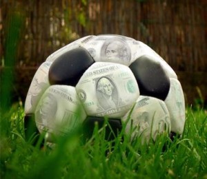 soccer ball money