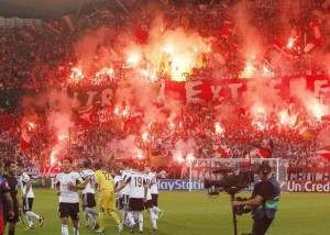 Legia Warsaw fans ultras