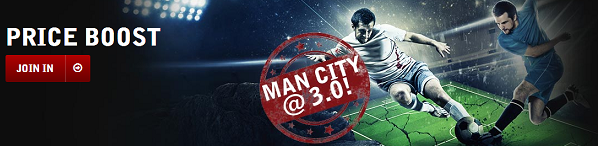 Southampton Manchester City Betsafe odds